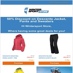 Winter Sport Store Coupons